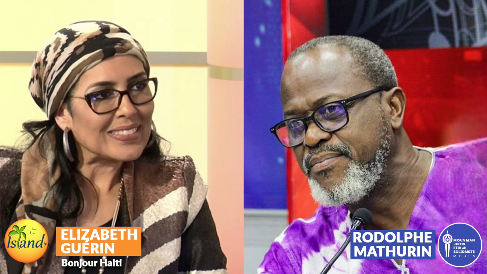 Interview d' Elizabeth Guerin et Rodolphe Mathurin pour la 3ème édition du Forum de L'ONU à Genève.